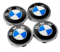 Центральные заглушки ступиц на диски BMW stock Колпачки дисков БМВ сток