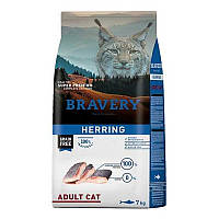Bravery Cat Adult Sterilized Herring Сухой корм для стерилизованных кошек с селедкой-2 кг