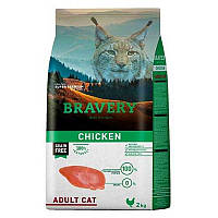 Сухой корм для кошек Bravery Chicken Adult Cat, с курицей -7 кг