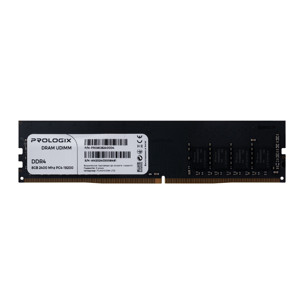 Оперативна пам'ять DDR4 8GB/2400 Prologix (PRO8GB2400D4)