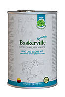 Baskerville Holistic Говядина и лосось с пастернаком, шпинатом та зеленью для собак-800гр