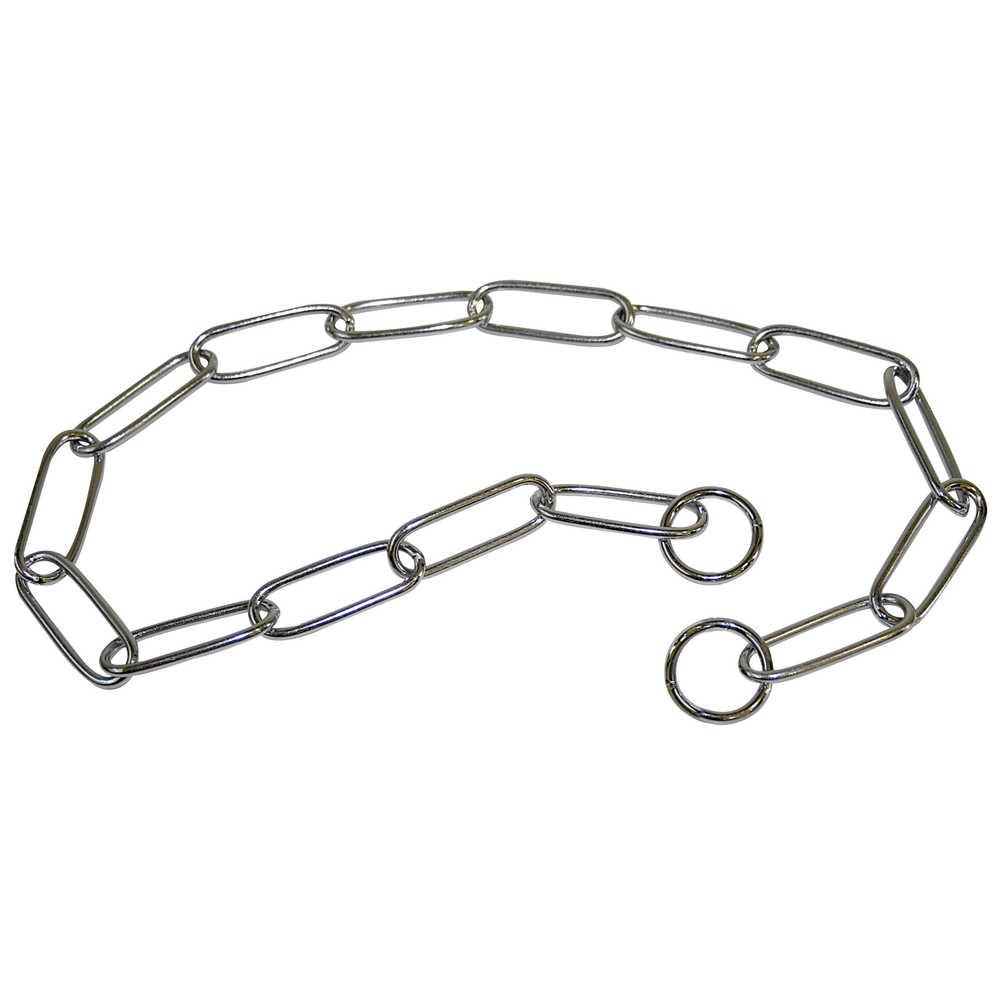 Нашийник ланцюжок CROCI Fursaver (хромированная сталь), дбайливо для шерсті собак, 75см х 4мм C5AS0605, фото 1