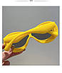 Жовті сонцезахисні окуляри, захист від ультрафіолетових променів UV400. Оригінальні окуляри для креативних людей., фото 2