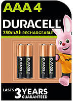 Акумулятор Duracell HR03 (AAA) 750mAh уп. 4 шт (6832571)