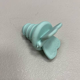 Пробка силіконова для пляшки "Butterfly" Stenson 50808 бірюзова