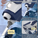 Потужний Оригінальний Акумуляторний водяний автомат Water Space Gun C3 з автоматичним закачуванням води синій, фото 4