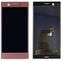 Дисплей для Sony Xperia XZ1 Compact G8441 модуль (экран и сенсор) оригинал, Розовый