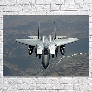 Плакат "Винищувач F-15 Eagle", 43×60см