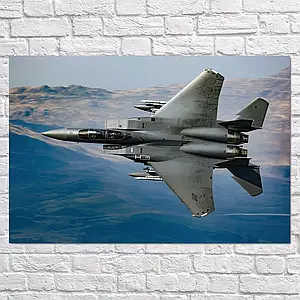 Плакат "Винищувач F-15 Eagle", 40×60см