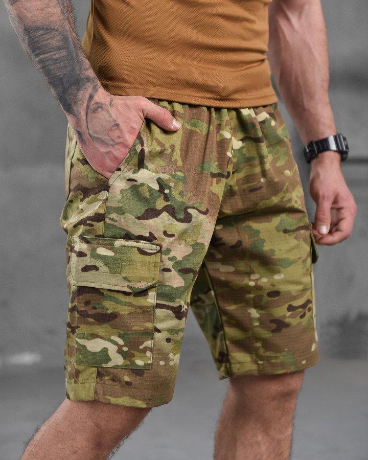 Тактичні літні шорти multicam Ріп стоп, Чоловічий військовий одяг для ЗСУ армійські шорти мультикам