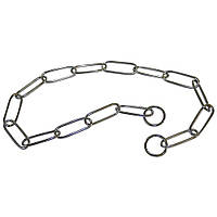 Ошейник цепочка CROCI Fursaver (хромированная сталь), бережно для шерсти собак, 75см х 4мм C5AS0605