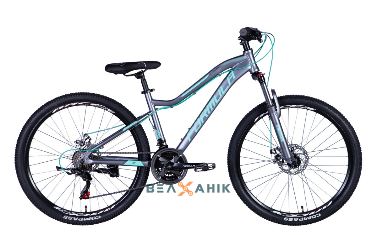 Велосипед 26" Formula ALPINA AM DD (рама 15") сірий мат