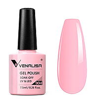 Гель-лак для ногтей Venalisa, №904, цвет: розовый бабл гам, 7.5 мл