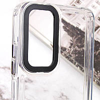 Чехол накладка прозрачный с цветной рамкой на Samsung Galaxy A24 / чехол для телефона самсунг а24