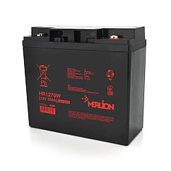 Акумуляторна батарея MERLION HR1270W, 12 V 20 Ah ( 181 х 77 х 167 (167) ), Q4