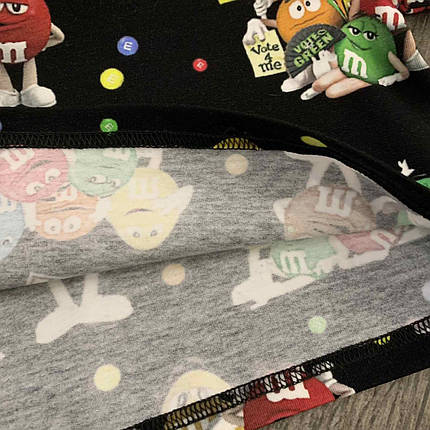 Дитяча футболка-топ m&m's на чорному Five Stars 10798-122р, фото 3