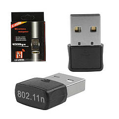 Бездротовий мережевий адаптер Wi-Fi-USB Merlion CL-UW06, RT7601, 802.11bgn, 150MB, 2.4 GHz,