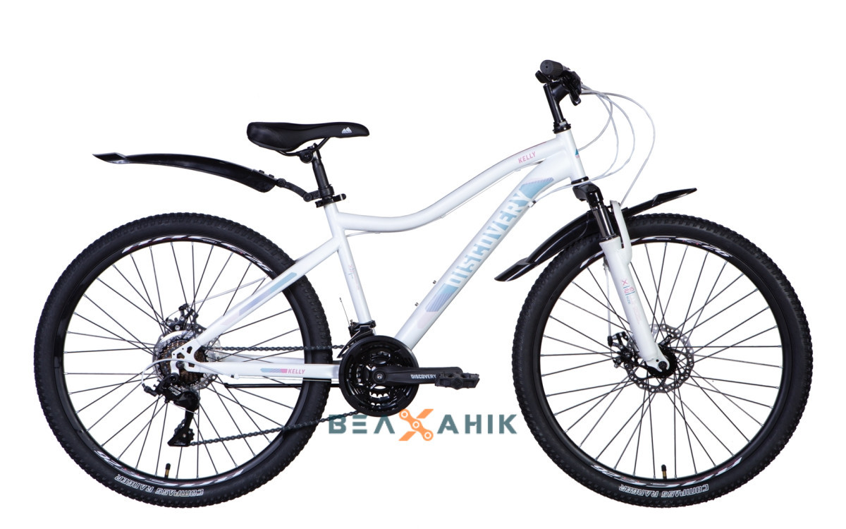 Велосипед 26" Discovery KELLY AM DD (рама 16") сірий мат