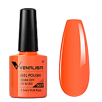 Гель-лак для нігтів Venalisa, №907, колір: помаранчевий, 7.5 мл
