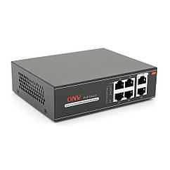 4-портовий PoE Full Gigabit комутатор ONV-H3064P, 4xPoe1000 Мбіт + 2х1000 Мбіт, IEEE802.3af/at, загальна