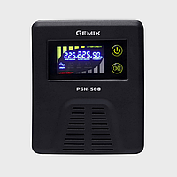 ИБП для внешнего аккумулятора Gemix PSN-500 300 Вт 1 розетка Schuko AVR чистая синусоида UPS *