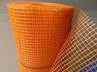 Сетка фасадная 5ммх5мм.160 г/м2 WORKS PRO Оранжевая, Штукатурная сетка