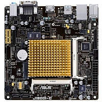 Материнская плата ITX BGA Intel Celeron J1800 (2*2.41GHz) 2*SO-DIMM DDR3 Asus J1800I-C miniITX б/у