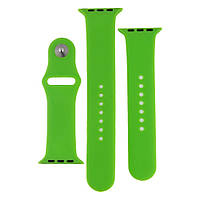 Ремешок Band Silicone Two-Piece для Apple Watch 42 Apple Watch 44mm Shiny green GT, код: 7444129