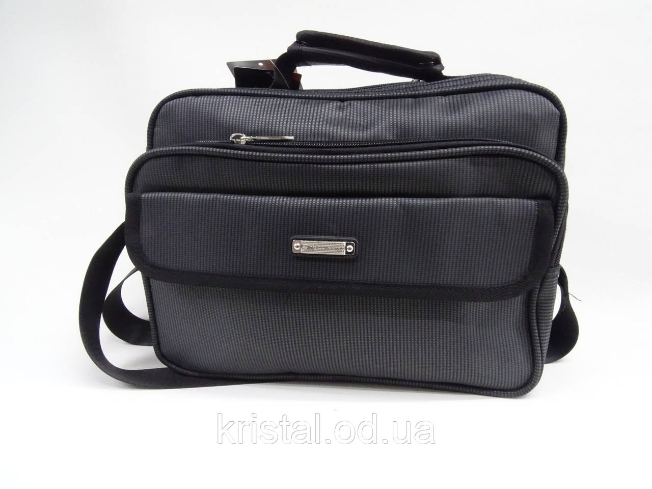 Чоловіча текстильна сумка на плече гуртом 30*23 см. серії "Гранд 2" No10404, фото 1