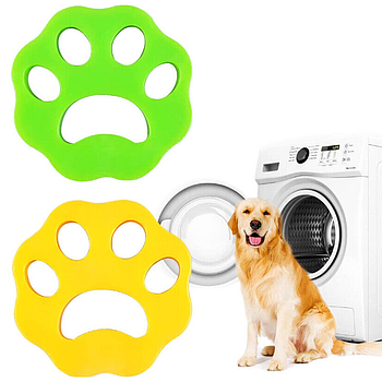 Комплект 2шт Силіконова лапка від вовни під час прання, Колір Рандом / Лапка від вовни для пральної машини