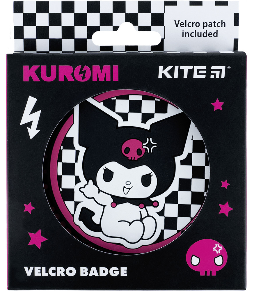 Бейдж на липучці Kite Kuromi HK24-3011-1