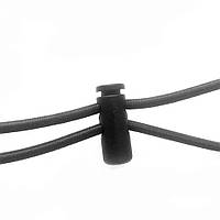 Резинка круглая 3 мм Spandex Line (нейлон) черный
