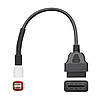 Перехідник OBD2 для мотоциклів Yamaha 4pin (4-КОНТАКТНИЙ), фото 4