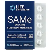 Life Extension, SAMe (Disulfate Tosylate), 200 mg, 30 Enteric Coated Tablets