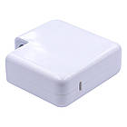 DR Мережевий Зарядний пристрій Macbook USB-C 96W No Logo Тех.пак Колір Білий, фото 2