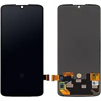 Дисплей для Motorola Moto Z4 (XT1980-4) OLED модуль (экран и сенсор) оригинал, Черный