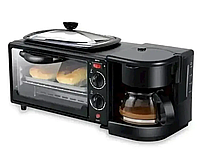 Электрическая печь + кофеварка + гриль Сковорода 3в1 Zepline ZP-116 на 12 л 1250Вт