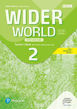 Wider World (2nd Edition) for Ukraine 2 Teacher's Book with Teacher's Portal Access Code / Книга для учителя