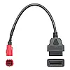 Перехідник для мотоцикла Honda 6 pin на OBD2, фото 3