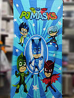 Полотенце пляжное PJ masks 75х150 Махра/Велюр 17568 PS