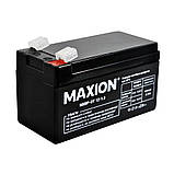 Акумулятор промисловий MAXION MXBP-OT 1.3-12 (12V, 1,3Ah, -/+), фото 3