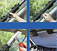 Шторка сонцезахисна в авто NJ-527 тканина+фольга висувна 70 см, фото 7
