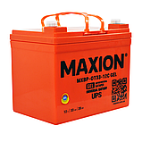 Акумулятор промисловий MAXION MXBP-OT 33-12С GEL (12V, 33Ah, +/-), фото 4