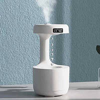 Увлажнитель воздуха антигравитационный капельный с часами Anti Gravity Humidifier Белый 12470 PS