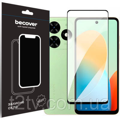 Скло захисне BeCover Tecno Spark Go 2024 (BG6) Black (710484), фото 1