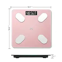 Смарт-весы с приложением Body Fast Scale Розовые 12383 PS