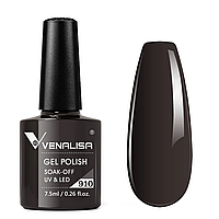 Гель-лак для ногтей Venalisa, №910, цвет: черный шоколад, 7.5 мл