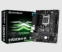 Материнська плата LGA1200 g10-11 Intel H510 2*DDR4 Maxsun Challenger H510M-H PCIe 3.0 1*M.2 micro ATX нова