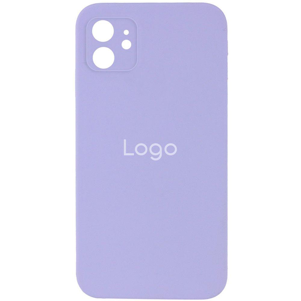 Чохол Silicone Case Square Full Camera для iPhone 11 Колір 39.Elegant Purple, фото 1