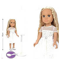 Кукла Модница в белом платье 45см Baby Ardana 15537 PS